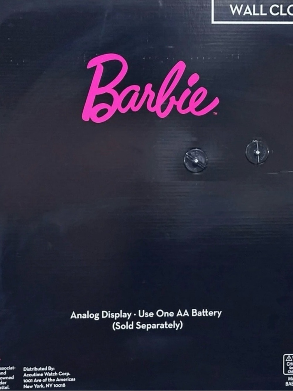 ๐ Barbie Pink Silhouette Wall Clock - Picture 4 of 4